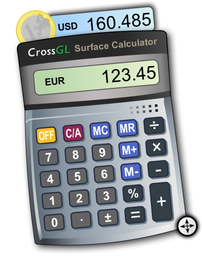 Windows 7 CrossGL Surface Calculator 1.10 full